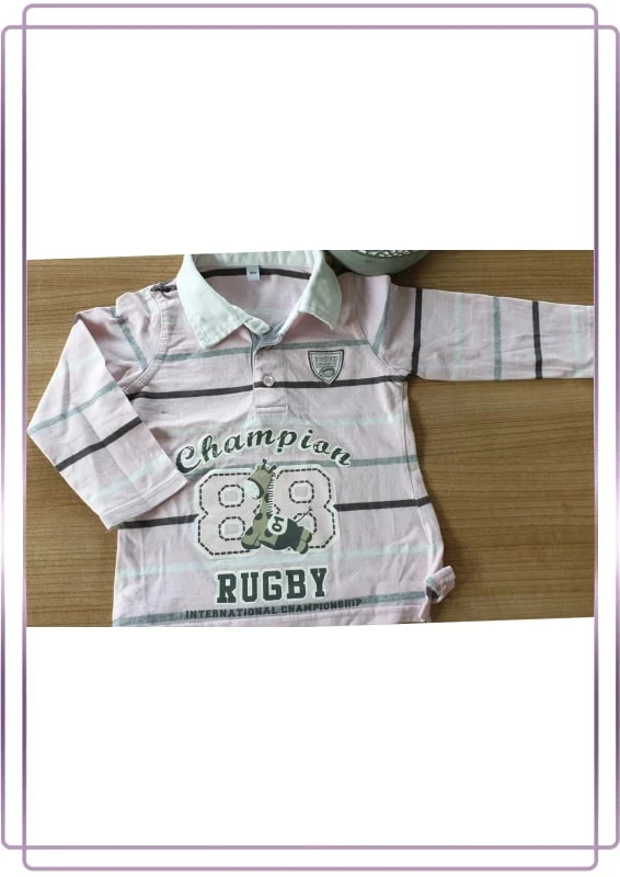 Polo de manga larga Rugby para bebé de 18 meses – photo 2